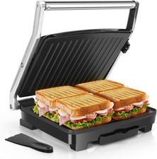 Large Sandwich Toaster Toastie Maker 2000W Panini Press Electric Grill AIGOSTAR