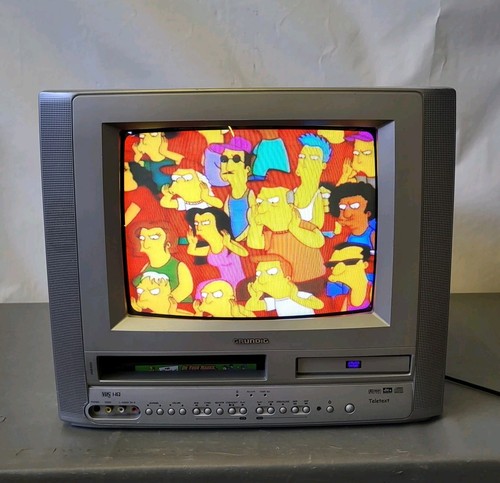 Crt grundig vcr dvd - 14, "