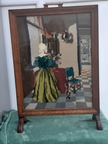 Vintage oak framed - oak, tapestry