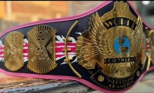 New Bret Hart Signature Championship Belt Compatible Wrestling Title Adult Size