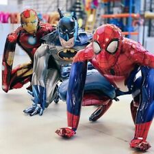 3D BATMAN SPIDER-MAN IRON MAN Foil Balloons Kids Birthday Party Decoration