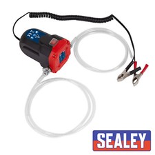 Sealey TP9312 Engine Oil & Diesel Transfer Pump 12V Battery Portable Size