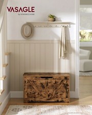 VASAGLE Storage Chest, Blanket