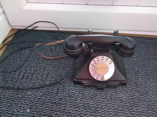 232f bakelite telephone - bakelite,