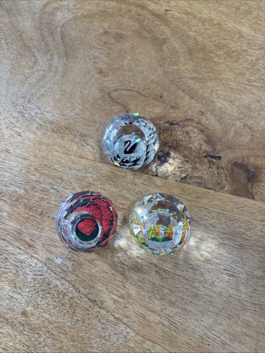Three swarovski crystal - crystal, paper