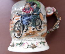 CROWN DEVON TANKARD DAISY
