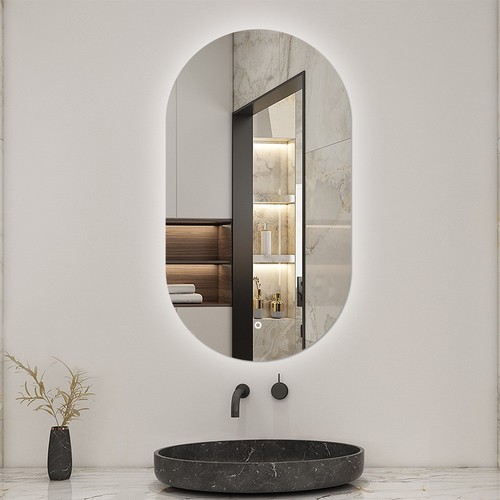 Bathroom led oval - bathroom,