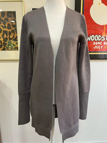 Lululemon open front - front, cardigan