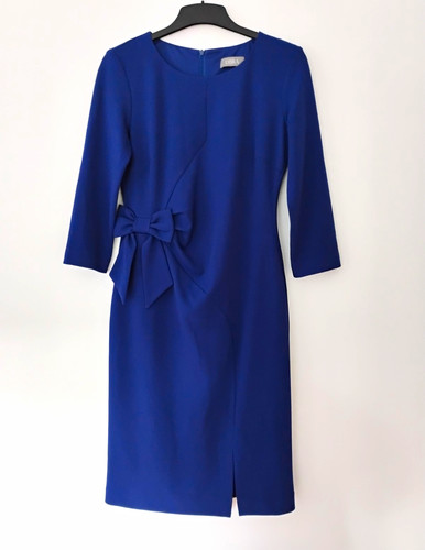 Libra blue sheath dress 4 - blue, 3/4