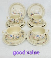 Poole Pottery Springtime Caffee/ Tea Set For 6 Cups Sauces Cake Plates