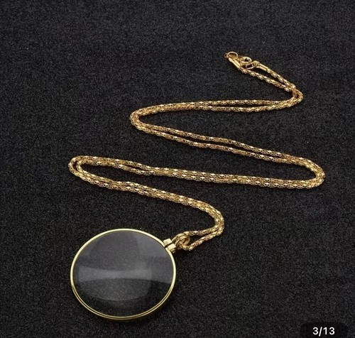 Magnifying necklace pendant - necklace,