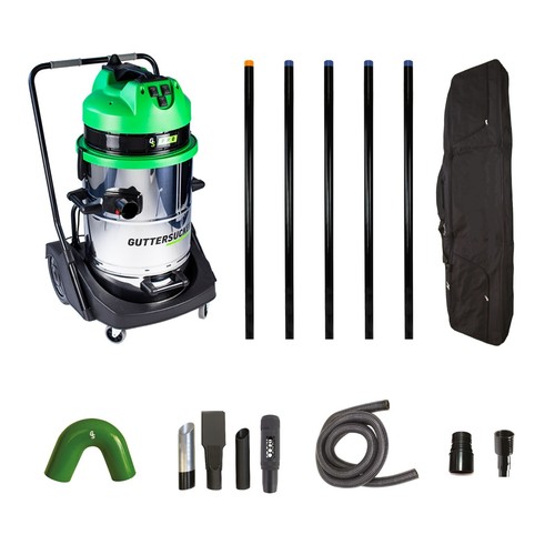 Gutter cleaning vacuum machine - cleaning,