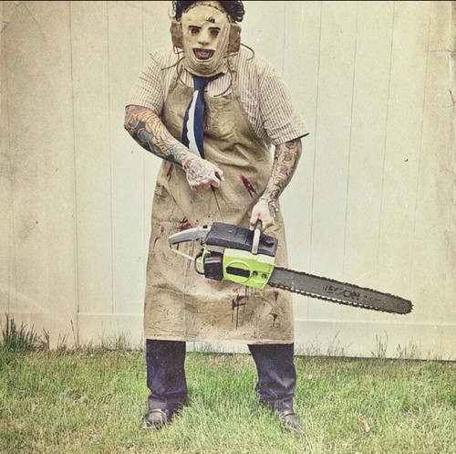 Leatherface apron custom - apron,