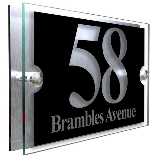 House number plaques door - number,