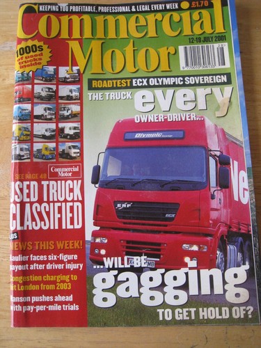 Commercial motor jul 2001 - commercial,