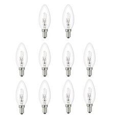 10x Low Energy Halogen Candle