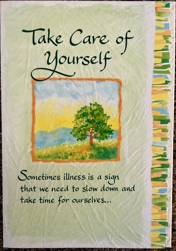 Take care yourself - care, of