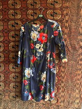 joules navy flower dress size