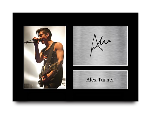 Alex turner signed pre - turner, printed