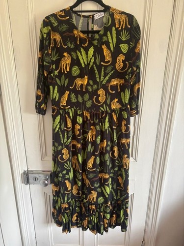 Luella leopard jungle dress - jungle,