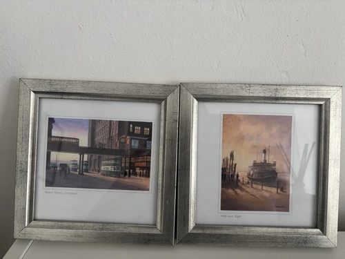 Pair framed prints of - pair,