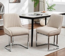2 4 6  Beige Velvet Dining