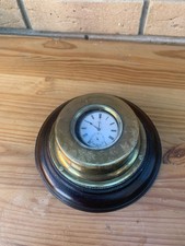 Naval Wood & Brass Deck Watch