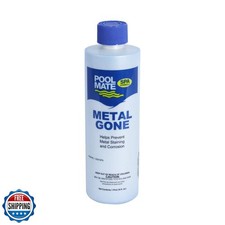 Pool Mate 1-Pint Metal Gone for Hot Tubs, Prevents Metal Staining, Made in US