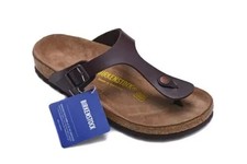 Birkenstock Gizeh Casual Synthetic Leather Sandals Regular Eu Shoe Size 35-45