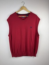 Chaps Men's Red Sleeveless