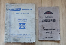 Standard Vanguard Instruction Book 1951 & Series 2 Spare Parts Catalogue
