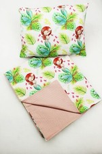 2 pc blanket set for cradle