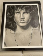 Pete Humphreys Original Oil Painting of Jim Morrisson , Ex DeMontfort JUNE OFFER
