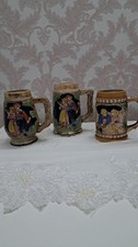 Three German Beer Steins Mug