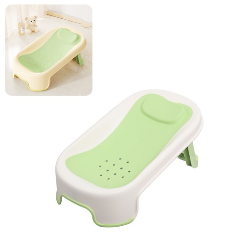 Green baby bather with - bather,