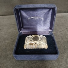 Carr's of Sheffield Sterling Silver Napkin Ring Hallmarked RC 925 2003 Boxed -CP