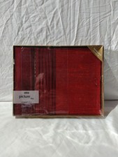 Vintage Silk Covered Red