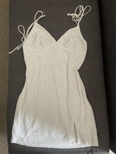 White Sequence Sexy Mini Dress