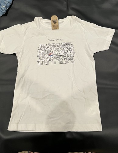 Kids white where wally tee - kids,