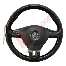 VW PASSAT CC TDI STEERING WHEEL LEATHER 3C8880201K 08-11 3C8419091BCE74