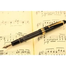 Pilot Namiki Custom 823 Fountain Pen Transparent Black Fine Nib FKK-3MRP-TB-F