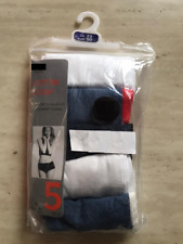 Ladie Ex Store 5 Bundle Pack Cotton Lycra Knickers Midis Minis Briefs Underwear