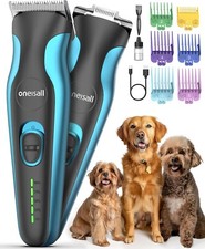 oneisall Dog Clippers & Paw Trimmer Dual Blade Grooming Kit Dog Grooming Clipper