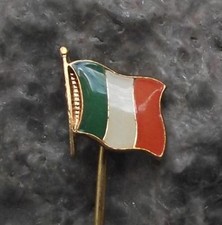 Antique Irish Republic of Ireland Southern Waving National Flag Pin Badge