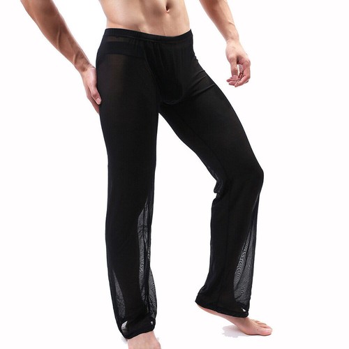 Men sexy sheer - mesh, super