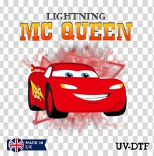 Lightning McQueen Car UV DTF