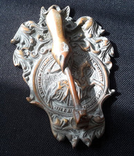 VINTAGE BRASS MASONIC KNIGHTS
