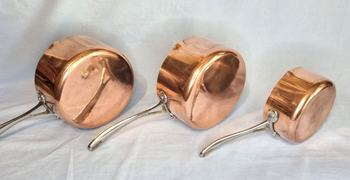 Used set copper s steel - &, s/steel