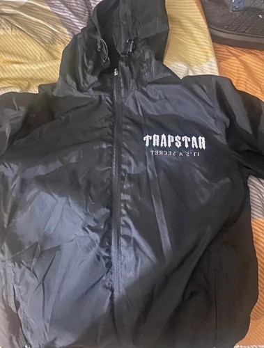 Trapstar black hooded - hooded, puffer