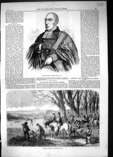 Antique old print - print, 1860